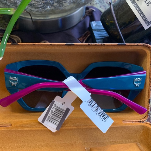 Authentic MCM star Studs 55 acetate Colorblock sunglasses - Picture 6 of 15